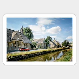 River Eye. Lower Slaughter, The Cotswolds Sticker